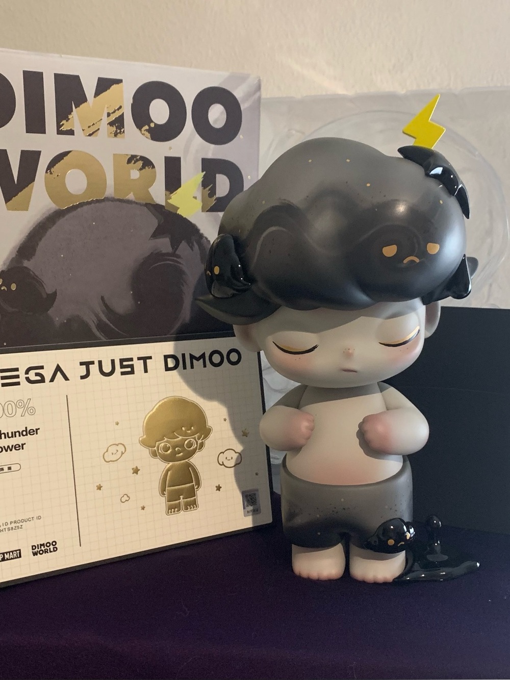 Pop Mart Mega Just Dimoo 400% A Thunder Shower collectible art toy